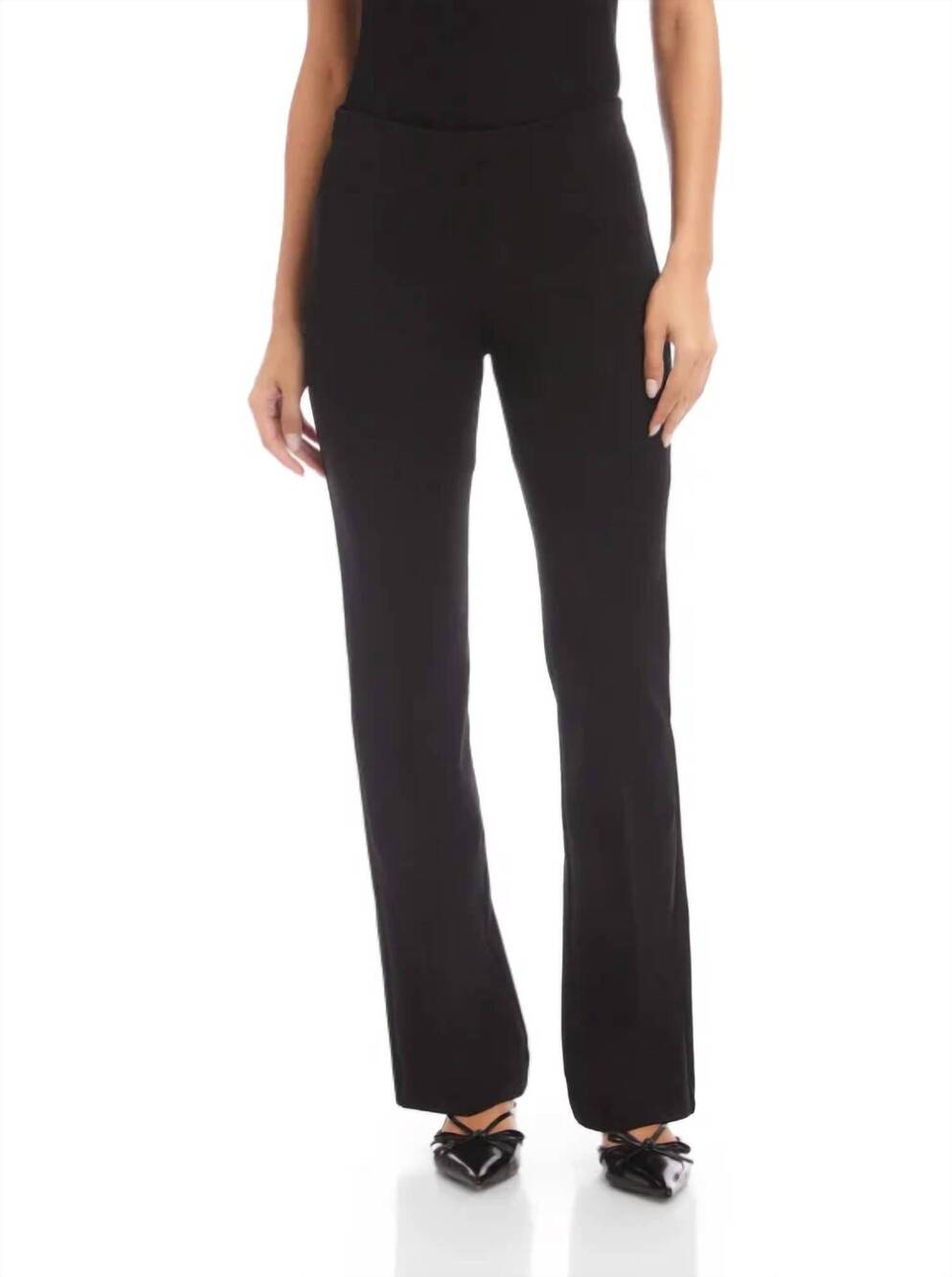 NEW FIFTEEN TWENTY city bootcut pants in black